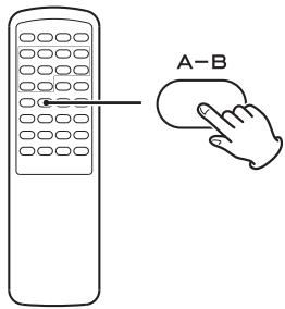 TEAC CD-P650 - Pour lire en boucle une section définie (mode de lecture en boucle A-B) - 1