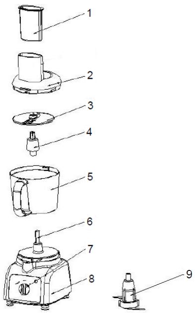 PROLINE FP35 - DESCRIPTION DES PIECES - 1