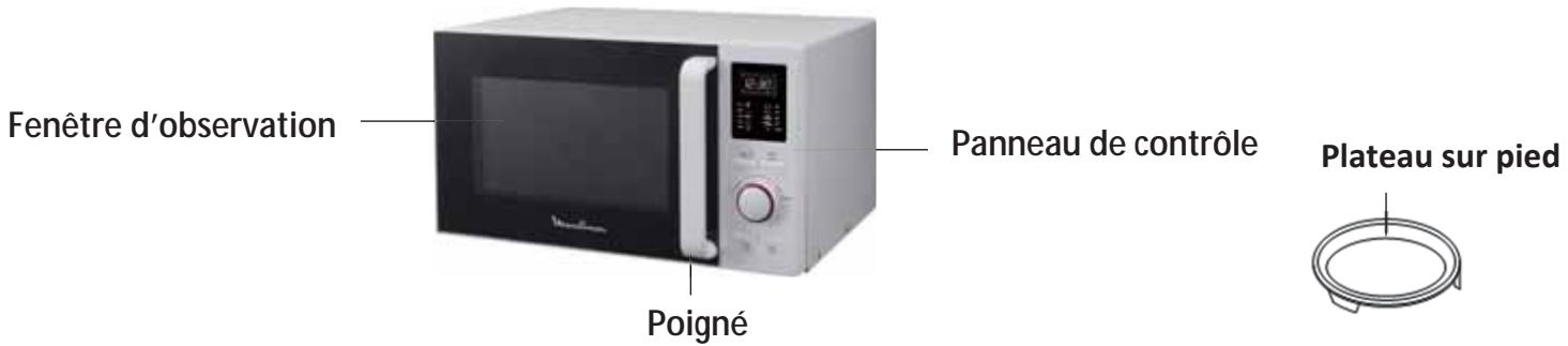 MOULINEX MO25ECWH - Description du FOUR - 1