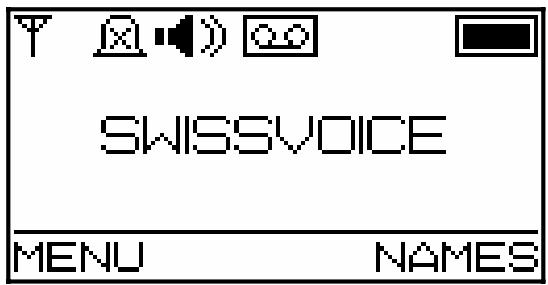 SWISSVOICE L7 RED - Symboles affichés sur le combiné - 1