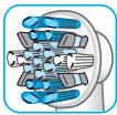 ORAL-B SMART 6 6600 SPECIALEDITION K - Cabeça de escova Oral-B CrossAction - 1