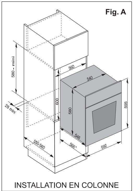 ARTHUR MARTIN FE 2408 WC - Mise en place de l'appareil - 2