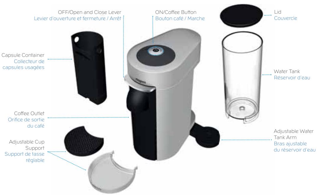 MAGIMIX VERTUO NOIR 11599 - SPECIFICATIONS/ SPECIFICATIONS - 1