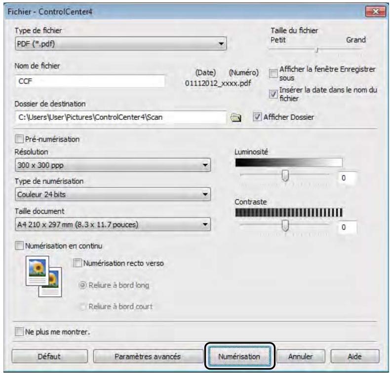 BROTHER MFC9140CDN - Appuyez sur Numérisation. - 1