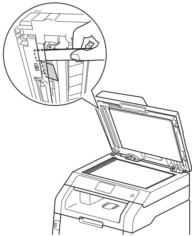 BROTHER MFC9140CDN - Retrait des petits documents coincés dans le chargeur - 1