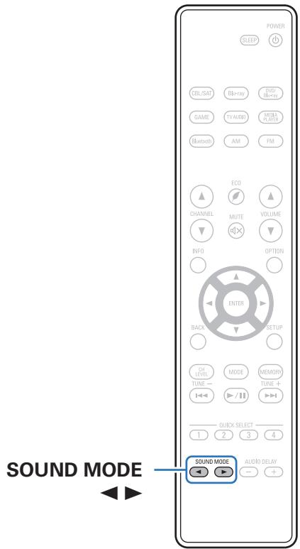 DENON AVRX250BTBRE2 - Selection d'un mode d'écoute - 1