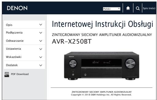 DENON AVRX250BTBRE2 - Instrukcja obstugi - 2