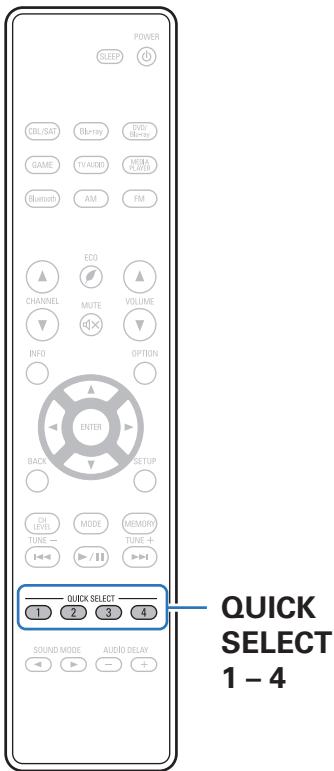 DENON AVRX250BTBRE2 - Fonction de selection rapide plus - 1