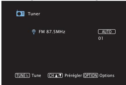 DENON AVRX250BTBRE2 - Écoute de diffusion FM/AM - 1
