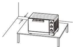 BRANDT Four posable FC26MUB - A) Installer l'appareil en toute sécurité - 1