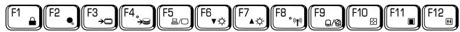 TOSHIBA G20 - Touches de fonction F1 ... F12 - 1