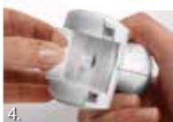 WELLBOX S ROSE DELICATE - Pour nettoyer les têtes Roll ① ②: - 5