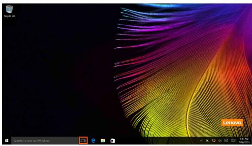 LENOVO MiiX 510-12iSH 5-128 - Mode Task view (Affichage des tâches) de la barre des tâches - 1