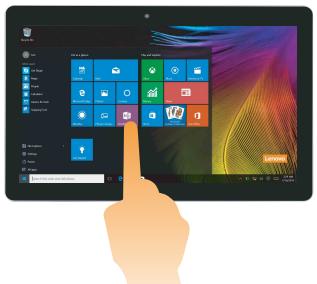 LENOVO MiiX 510-12iSH 5-128 - Appuyer longuement - 1
