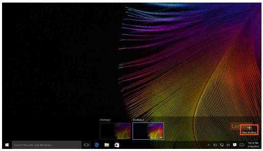 LENOVO MiiX 510-12iSH 5-128 - Mode Task view (Affichage des tâches) de la barre des tâches - 2