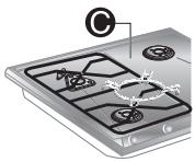 SMEG CTA ASR275X2 - UTILISATION DE LA TABLE DE CUISSON - 5