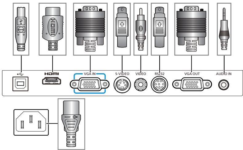 ACER X1263 - INTERFACE CONNECTOR - 1