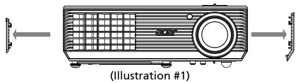ACER X1263 - Remplacement des filtres à poussière - 1