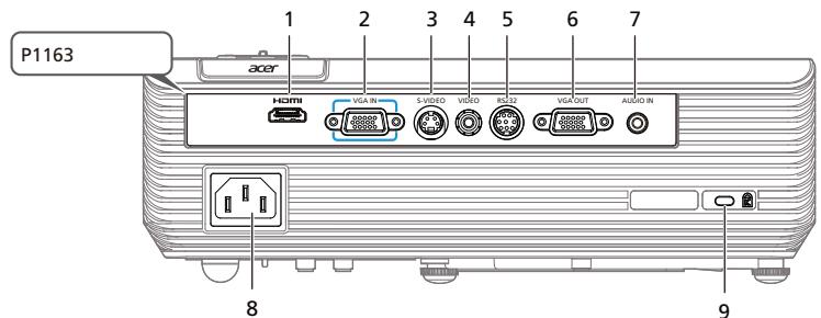 ACER X1263 - Vue Externe du Projecteur - 2