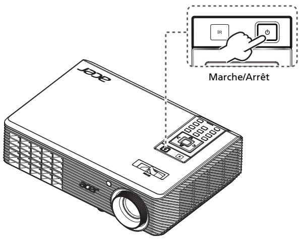 ACER X1263 - Mise sous tension du projecteur - 1