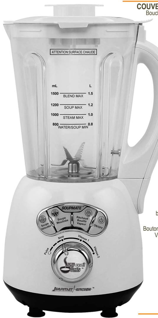 BEST OF TV BLENDER CHAUFFANT - SOCLE MOTEUR TENSION 800WATT - 3