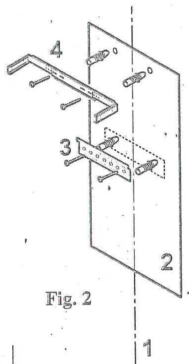 SCHOLTES HX 4 BLC - Fixation de la hotte - 3