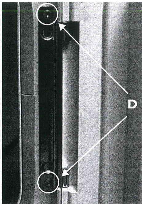 PROLINE VDP620E - Réversibilité de la porte - 3