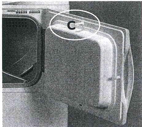 PROLINE VDP620E - Réversibilité de la porte - 1