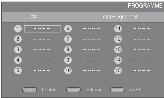 YAMAHA BD-S667 - ■ Programmation de l'ordre de lecture DVD CD - 1