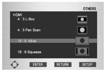 MARANTZ DV9500 - Sélectionnez TV Aspect - 1