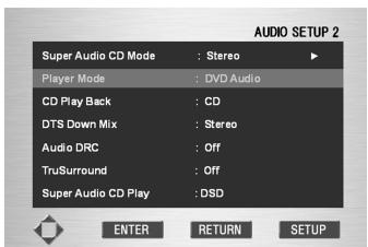 MARANTZ DV9500 - Lire un autre DVD audio ou DVD video ? (mode de lecture des DVD) - 1