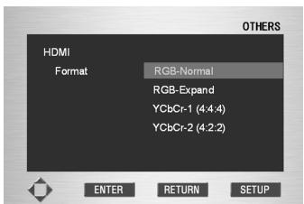MARANTZ DV9500 - Sélectionnez le Format - 1
