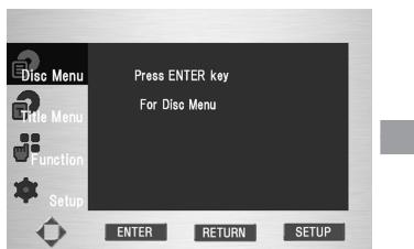 MARANTZ DV9500 - Utilisation du menu du disque - 1