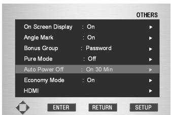 MARANTZ DV9500 - Auto Power Off - 1