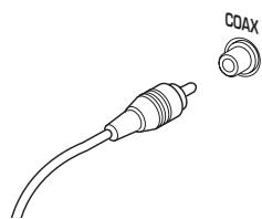 MARANTZ DV9500 - Raccordement des cables coaxiaux - 1