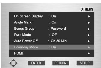 MARANTZ DV9500 - Mode économique (Economy Mode) - 1