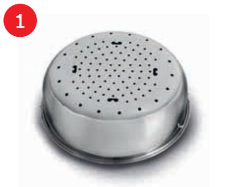 MOULINEX CE912A - Como colocar ocesto de cozedura a vapor? - 1