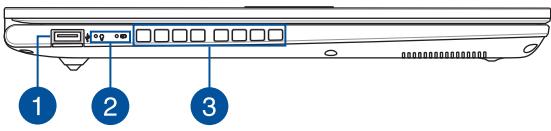ASUS Vivobook 16S1605PA-MB183W - Côté gauche - 1