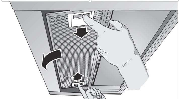 GAGGENAU AF210161 - Retirer le filtre métallique à graisse - 3