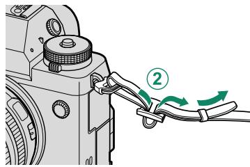 FUJIAPN HYBRIDEX-1T5 - Attaching the Strap - 2