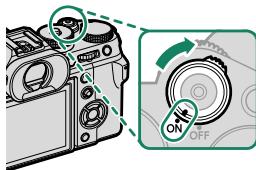 FUJIAPN HYBRIDEX-1T5 - Turning the Camera On and Off - 1