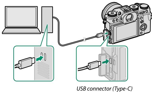 FUJIAPN HYBRIDEX-1T5 - Connecting the Camera and Computer - 1