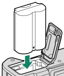 FUJIAPN HYBRIDEX-1T5 - Insert the battery as shown. - 2