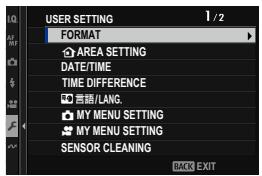 FUJIAPN HYBRIDEX-1T5 - USER SETTING - 1