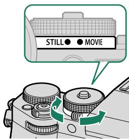 FUJIAPN HYBRIDEX-1T5 - STILL/MOVIEmode dial - 1