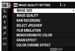 FUJIAPN HYBRIDEX-1T5 - Selecting a Menu Tab - 3