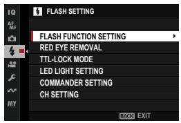 FUJIAPN HYBRIDEX-1T5 - FLASH SETTING (Still Photography) - 1