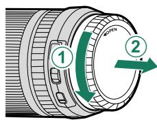 FUJIAPN HYBRIDEX-1T5 - Removing Lens Caps - 2