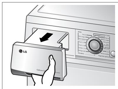 LG-GOLDSTAR TD-C70040E - Vidage du bac de récapuration d'eau - 1