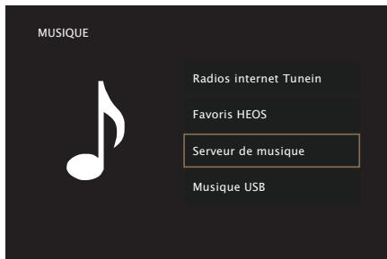 MARANTZ NR1200 - Lecture de fichiers stockés sur un ordinateur ou un stockage NAS - 1